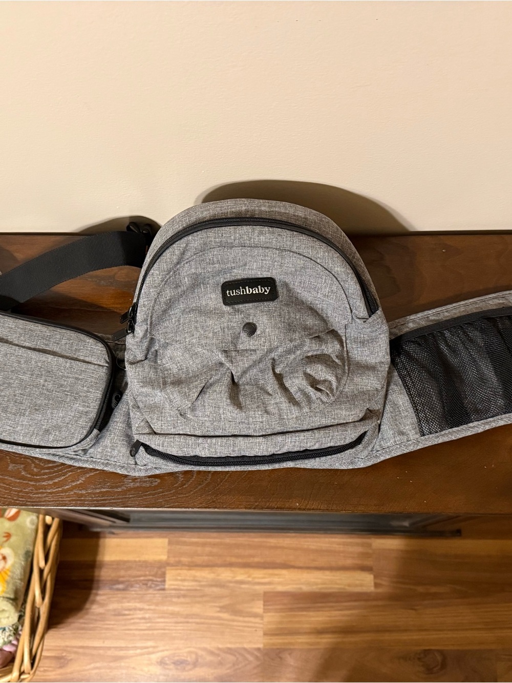 Tushbaby Gray Waist Carrier (Never Used)